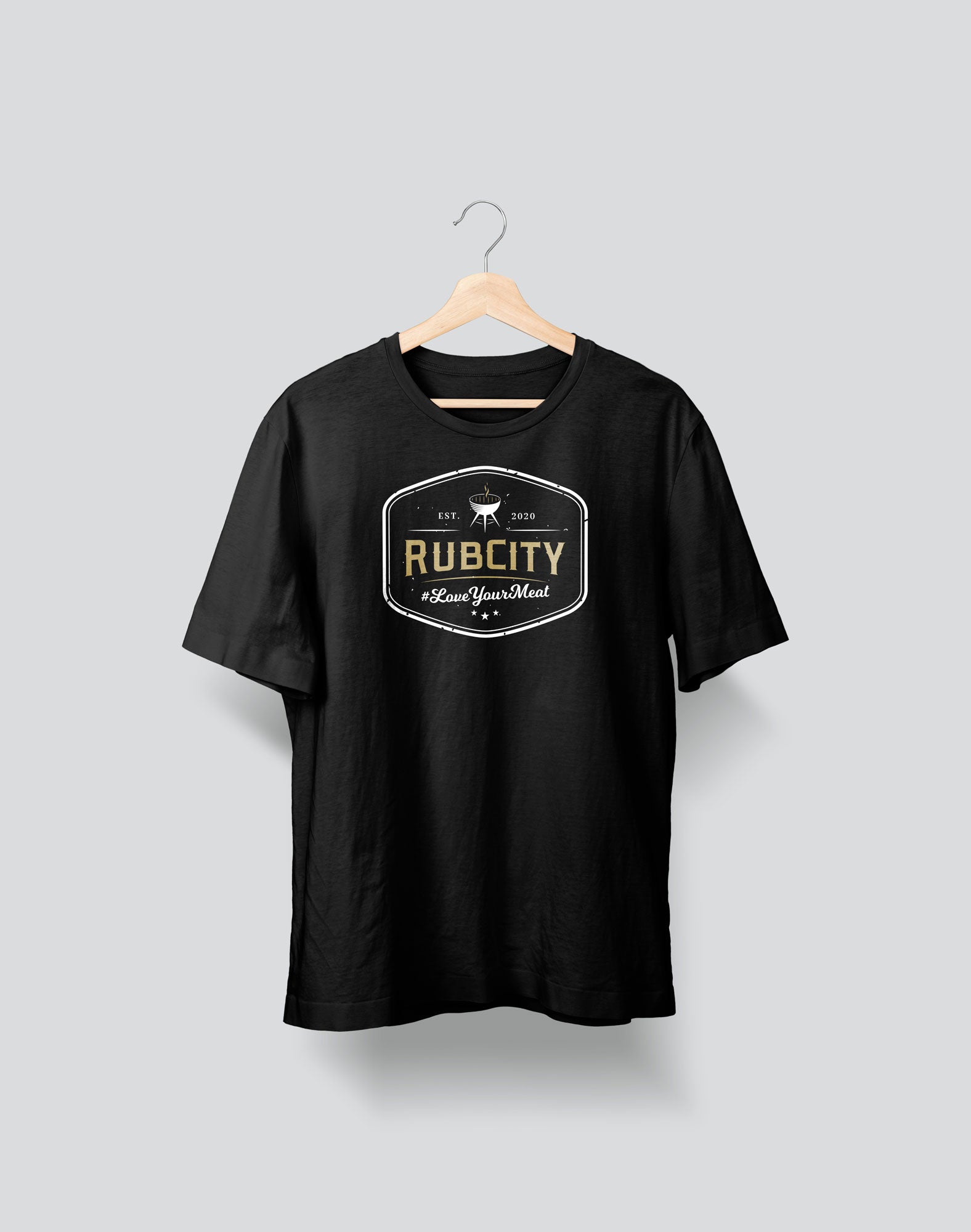 RubCity Black Logo T-Shirt