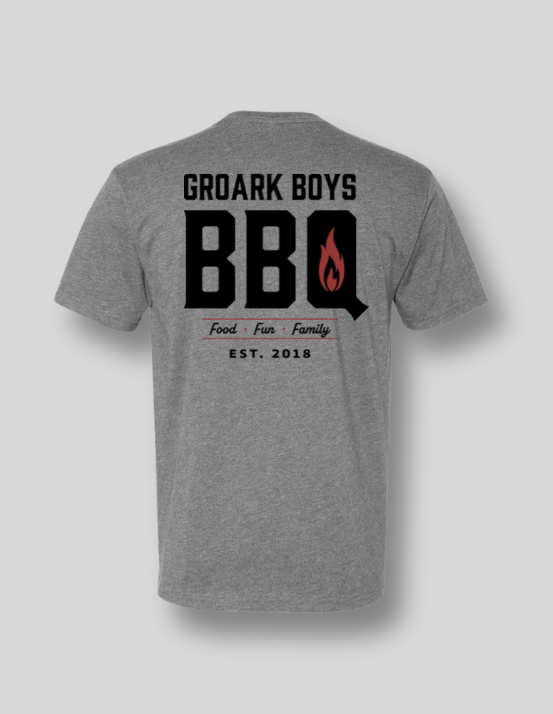 Groark Boys BBQ GREY T-Shirt