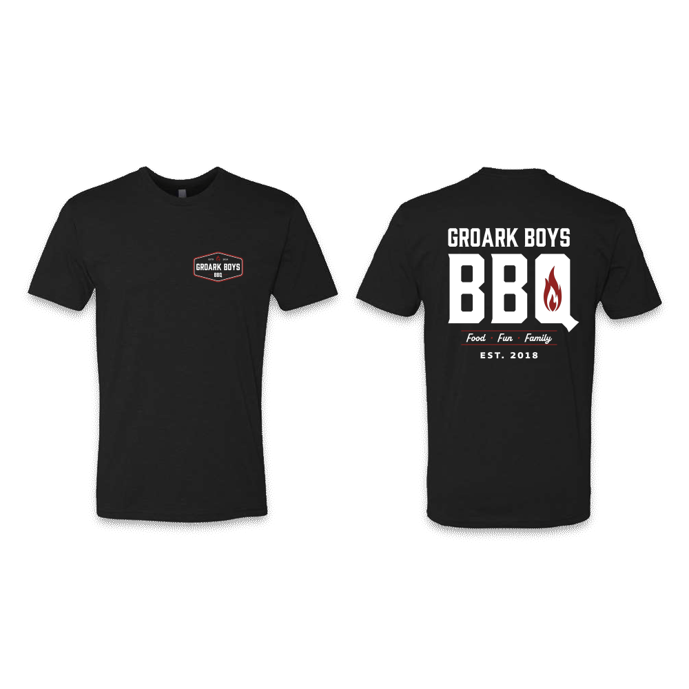 Groark Boys BBQ BLACK T-Shirt - PREORDER