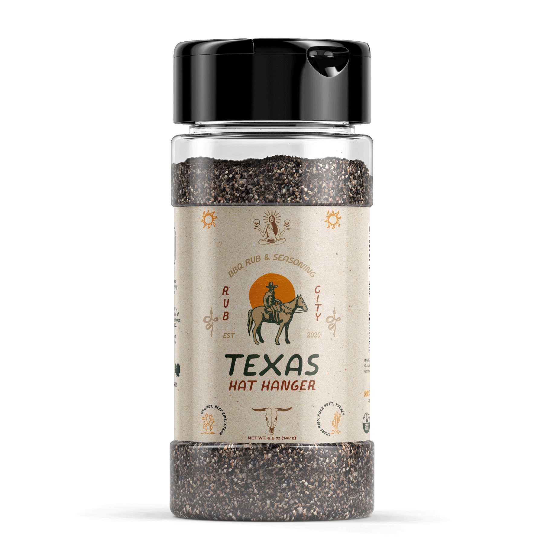 RubCity - Texas Hat Hanger BBQ Rub & Seasoning